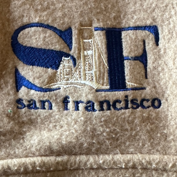 Men's Tan Colored San Francisco Pullover - Picture 4 of 6